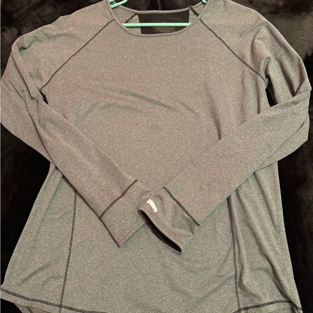 Cuddl Duds Charcoal Long Sleeve Tee